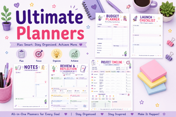 Download Ultimate Planners Bundle PDF - Premium Resources