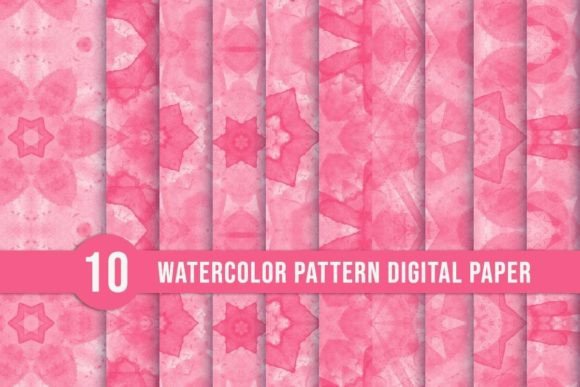 Download Pink Watercolor Floral Pattern Design - Pink Collection