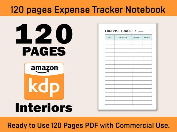 Download Expense Tracker Notebook Kdp Int V-04 - Expense tracker Collection